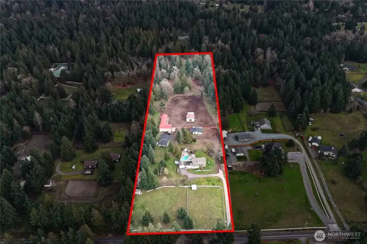Aerial View Of Ten Acre Site