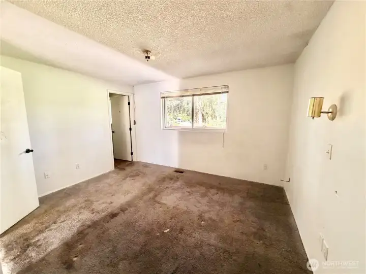 Primary Bedroom with bathroom.