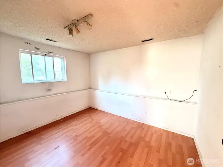 Additional room downstairs perfect office or flex space.
