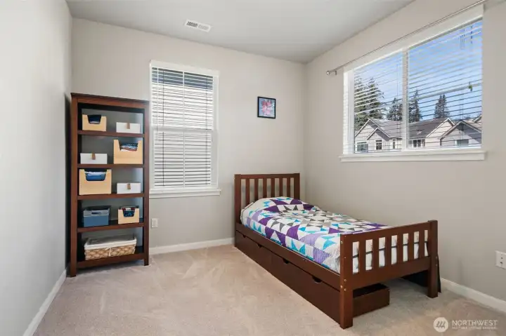 Upstairs you will find the 1st spare bedroom