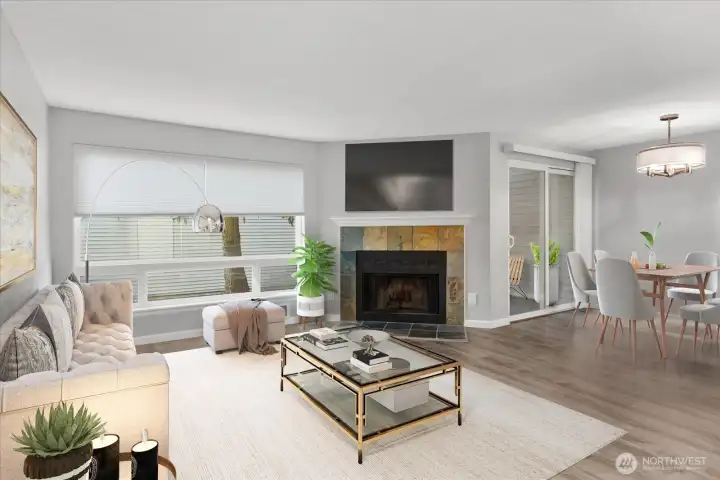 Living Room (Virtually Staged)