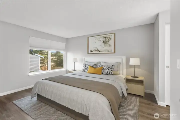 Primary Bedroom (Virtually Staged)