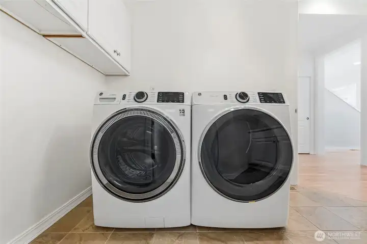 Main floor laundry.