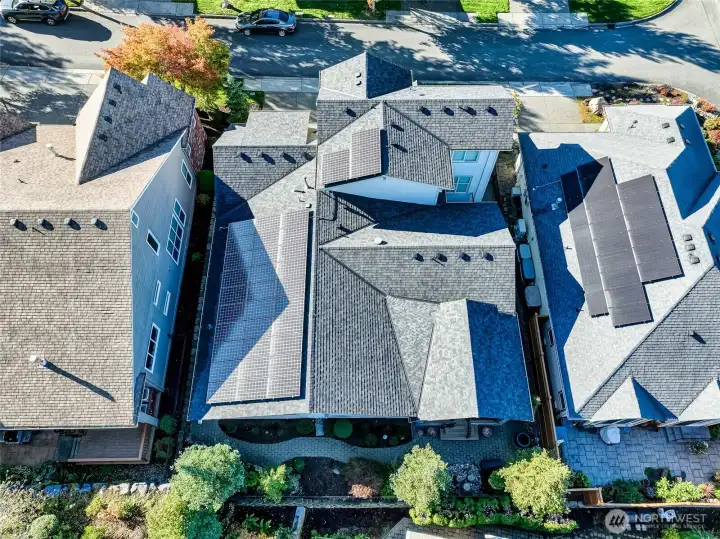 Solar panels for cost-efficient electricity.