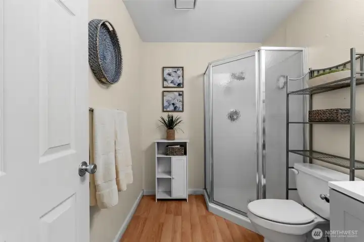 3/4 bath downstairs