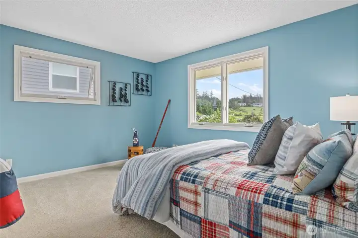 2nd upstairs bedroom now being used as an office