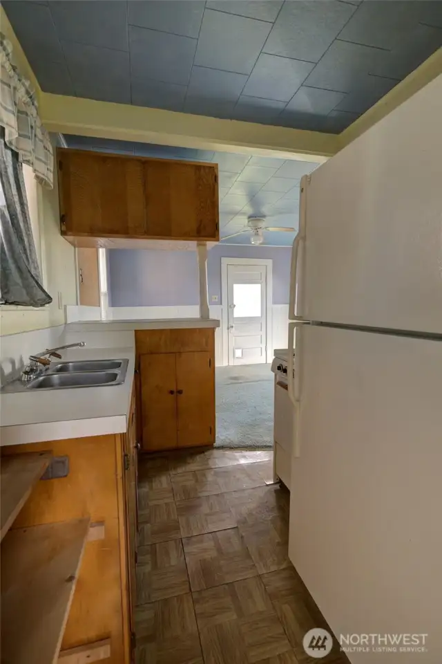 ADU galley kitchen