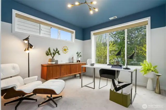 Bedroom/office upstairs.