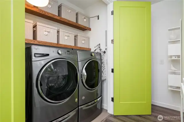 Laundry located upstairs.