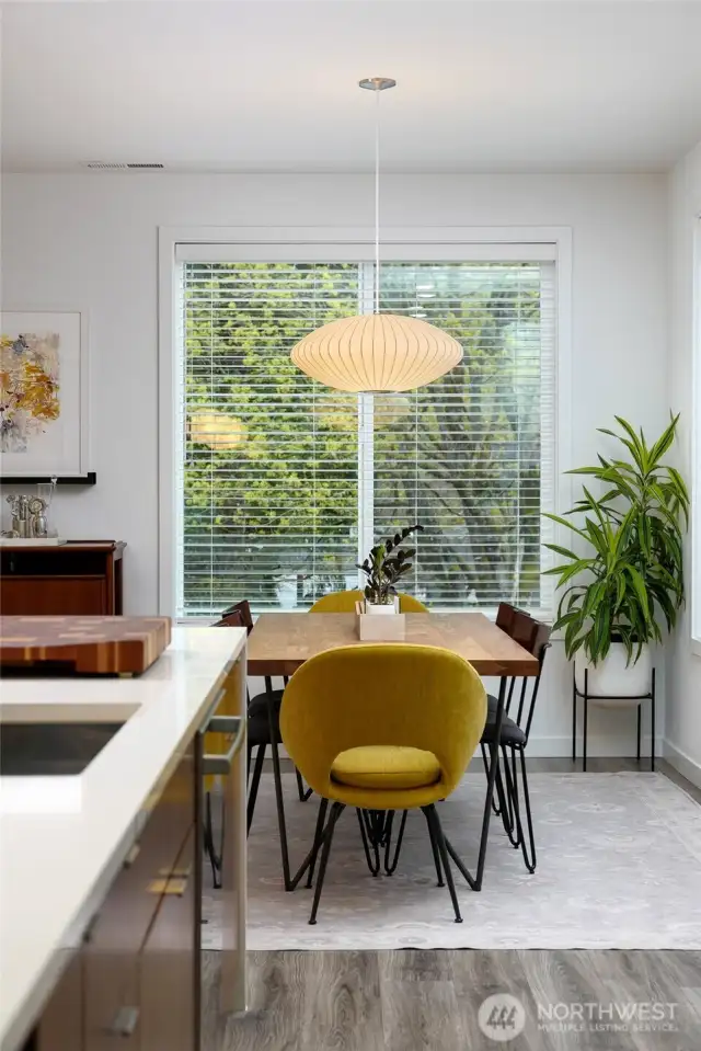 Stunning lighting throughout this home!