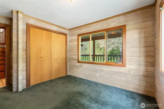 All the sunshine and charm, just waiting for its style moment. Swap the carpet, add a pop of color, and this cozy corner could become your favorite room in the house.