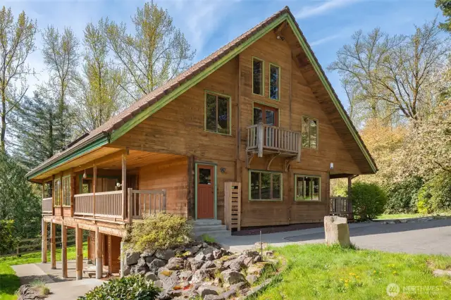 Gorgeous Pan Adobe home with wrap around porches!