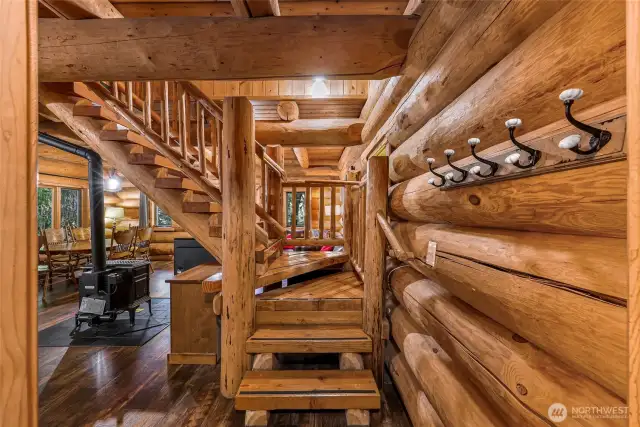 Architectural details make the home feel like artwork