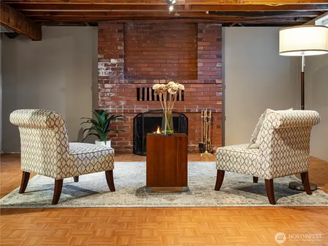The spacious lower level area presents many options...family room, rec room, music room or additional bedrooms...
