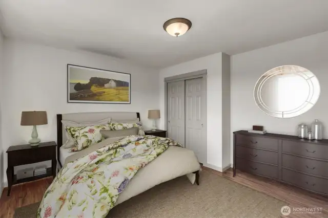 primary bedroom virtual staging