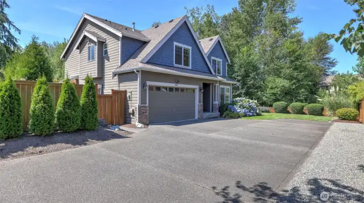 Enjoy having a two-car garage plus ample driveway parking for guests!