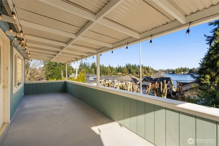 Unit #1 Deck with access from Bedroom and Livingroom