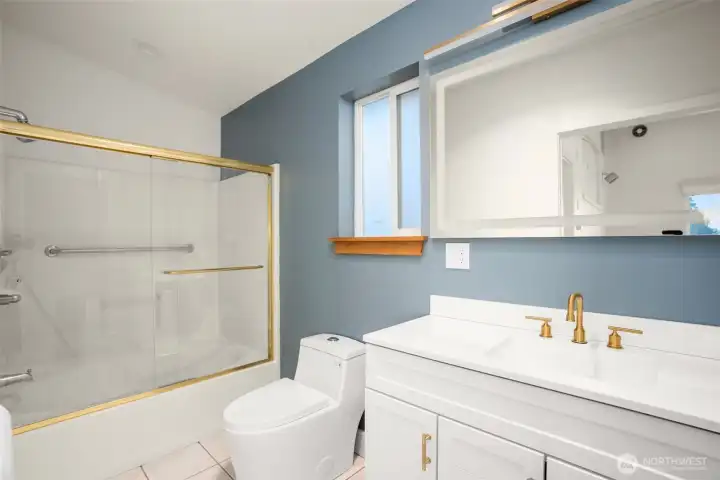 Bathroom on upper level