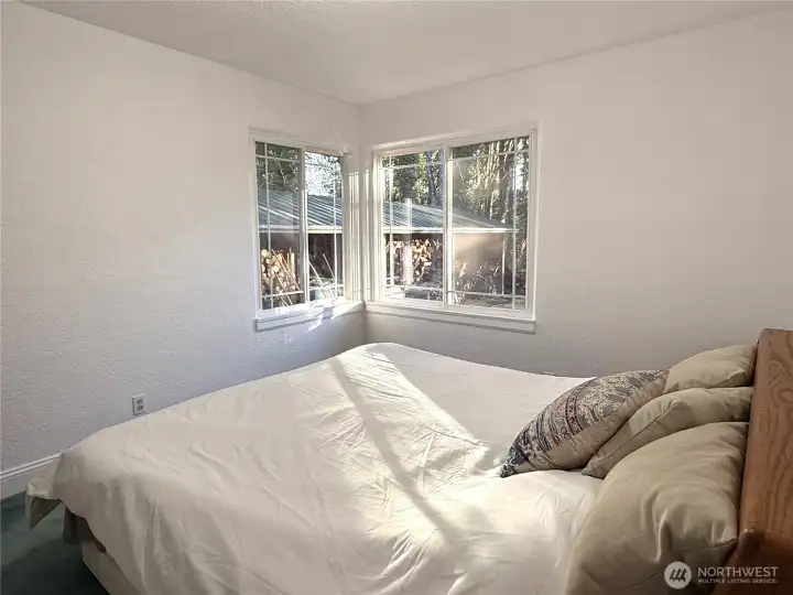 Spacious and well-lit bedroom