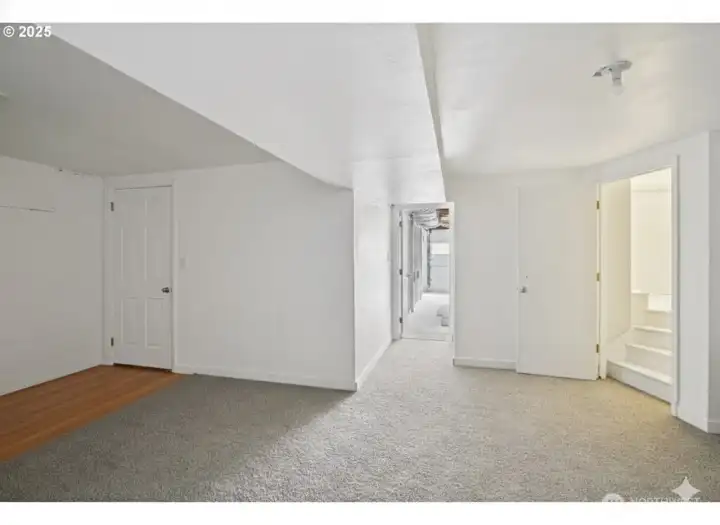 Family Room in Basement