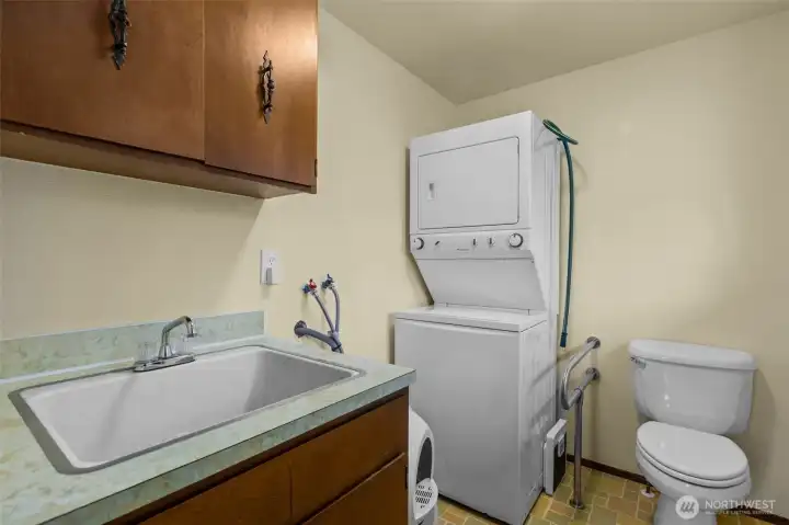Half Bath and Laundry