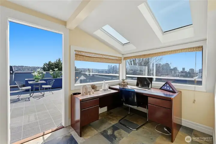 Crows Nest Office Space on Roof Deck