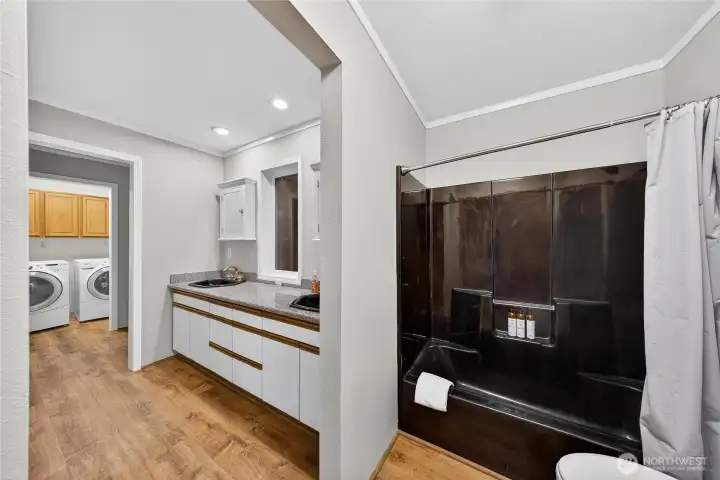 Main House Bathroom/Laundry Room