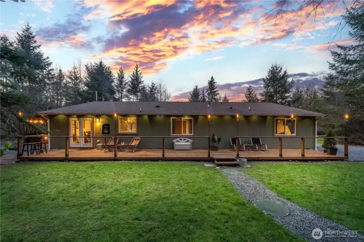 New deck is great for entertaining