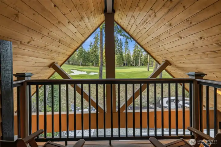 Upstairs Deck facing Prospector 17th Hole