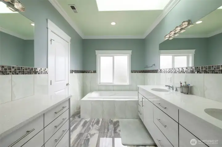 another view of master bathroom