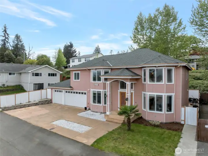 Full view of front house