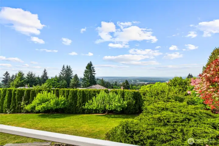 Horizon view from deck looking NW