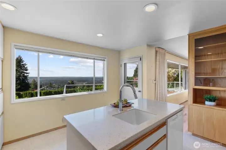 Kitchen & view