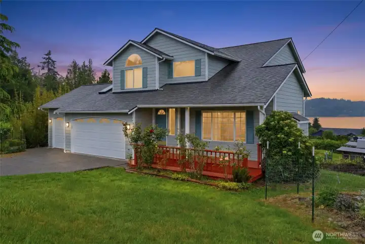 Welcome home to this truly special spacious home with stunning Puget Sound views special