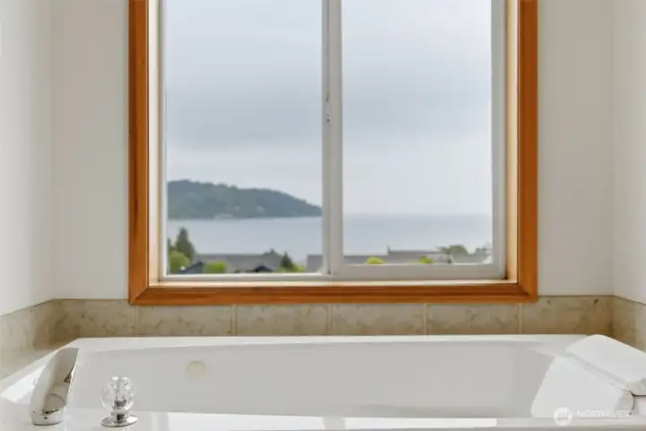 Relax in the jetted tub