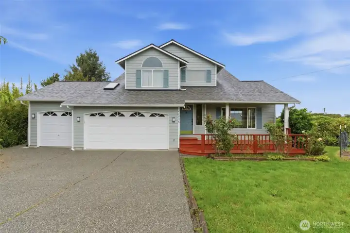 Long driveway offers plenty of parking along with a convenient turnaround area, while the exterior was freshly painted this year for added curb appeal.
