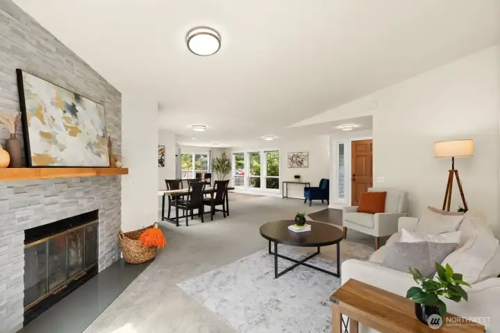 Open living and dining space. Plenty of room to spread out. Open living and dining space. Plenty of room to spread out.