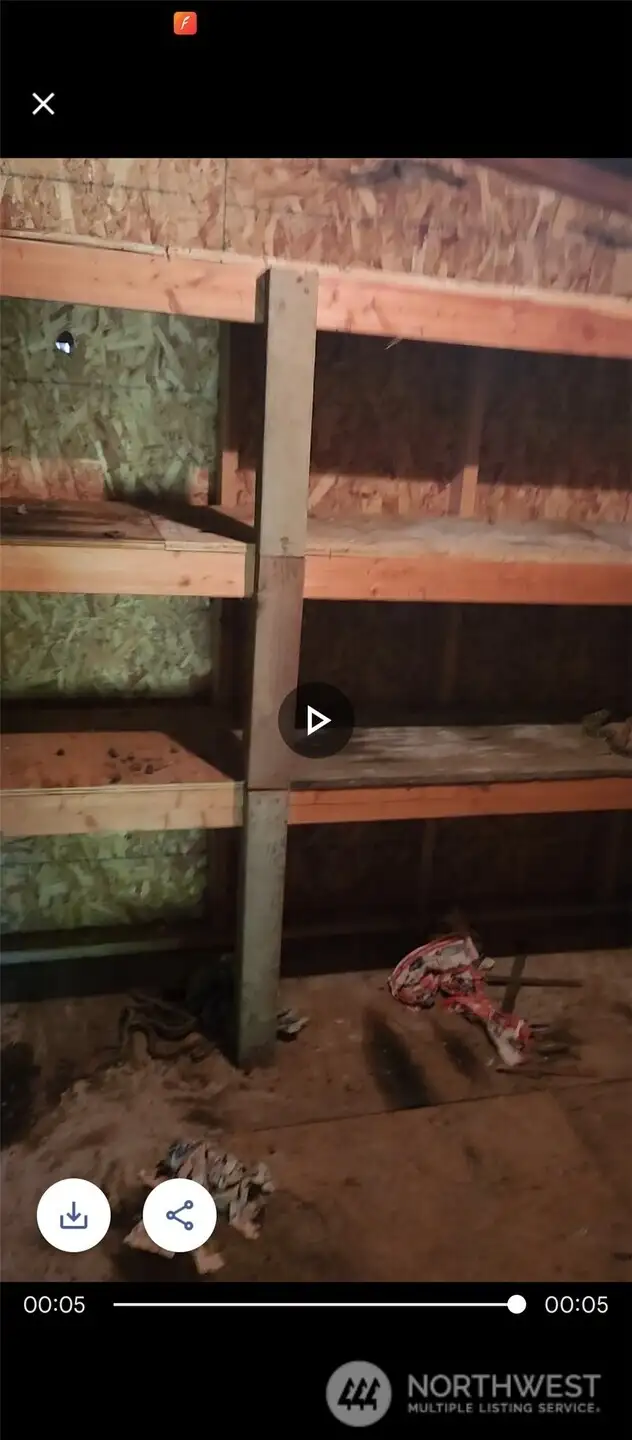 Inside Barn Door on far right of barn
