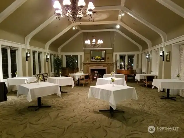 Inside the clubhouse.   This is a great facility available  for owners to reserve and rent for special occasions.