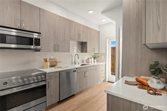 Photos are of similar staged model home.