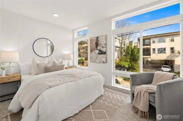 Photos are of similar staged model home.