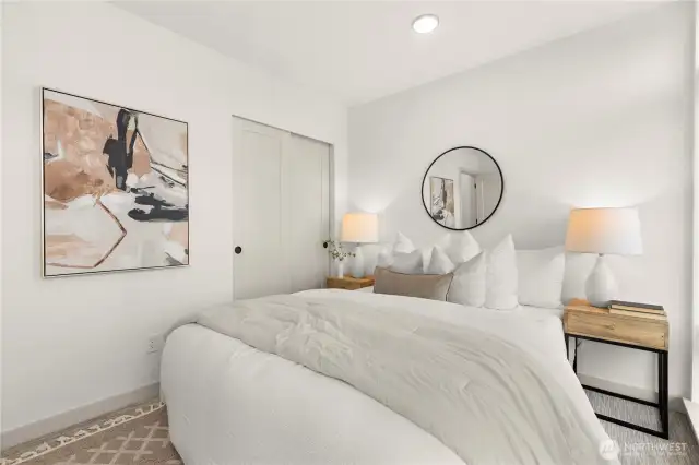 Photos are of similar staged model home.