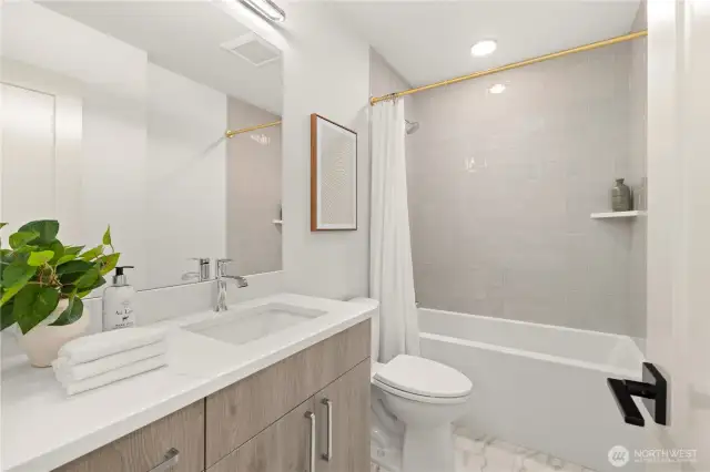 Photos are of similar staged model home.