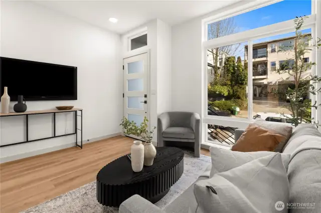 Photos are of similar staged model home.