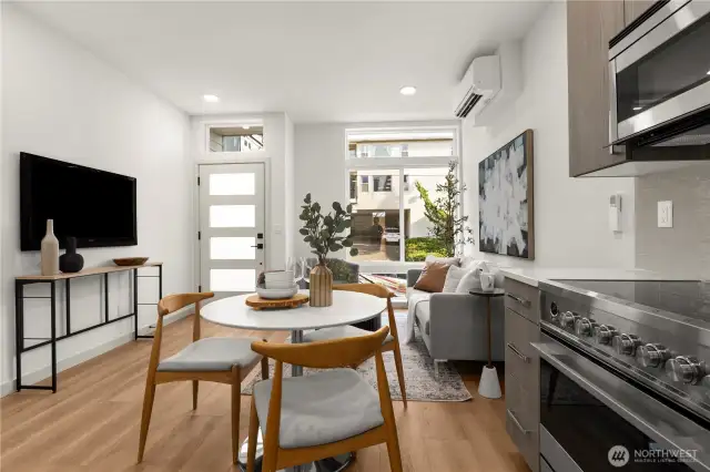 Photos are of similar staged model home.