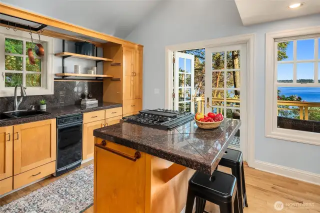 Enjoy cooking if you can tear yourself away from the view!