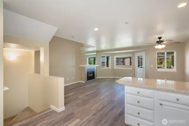 2nd floor open concept living