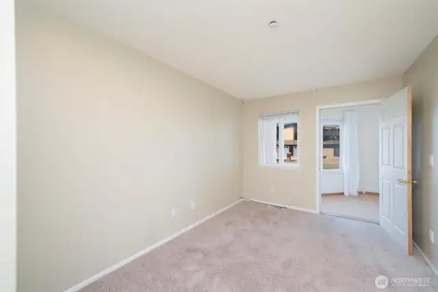 Bedroom #2 looking into sun room