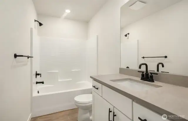 Guest bth-not actual home. Model to demonstrate similar floor plans & features.