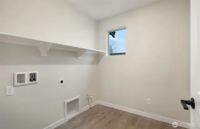 Laundry-not actual home. Model to demonstrate similar floor plans & features.